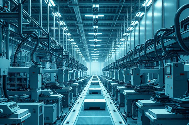 現代化智能堆垛機設備