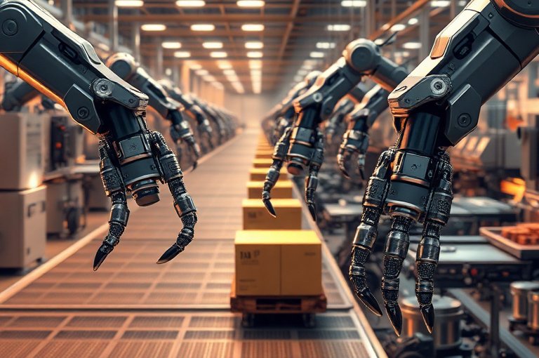 全自動碼垛機助力高效生產