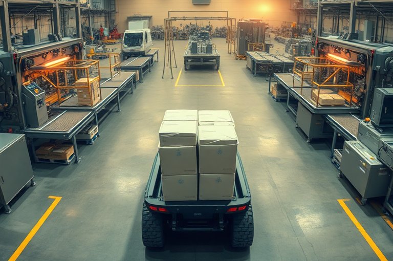 半自動倉儲貨架堆垛機設(shè)備